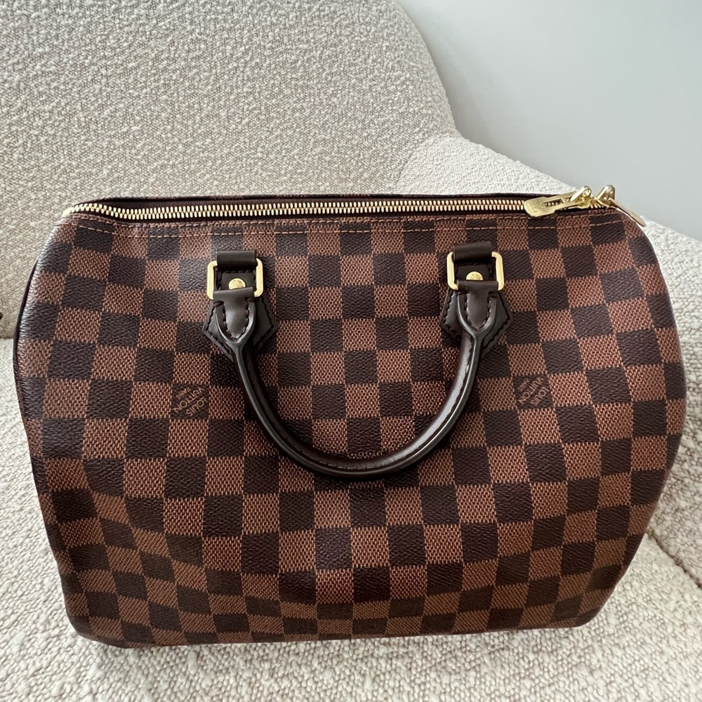 speedy 30 damier ebene bandouliere - excellent condition